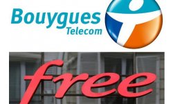 535026 les logos de bouygues telecom et free