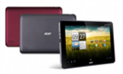 Acer ICONIA TAB A200 black and red combo vignette head