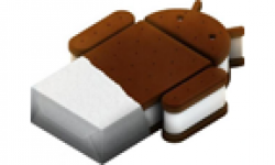 Android ice cream sandwich logi vignette head