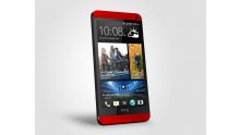 HTC One glamor red 1