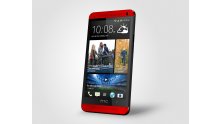 HTC One glamor red 2