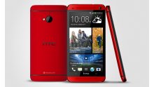 HTC One glamor red 3