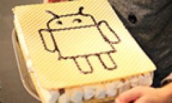 Huge Ice cream sandwich android vignette head