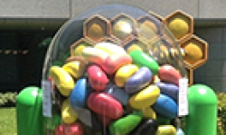 jelly bean statue vignette head
