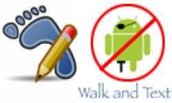 vignette icone head walk and text android pirate interdit