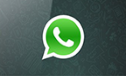 whatsapp logo vignette head